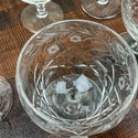 9 Libbey Rock Sharpe Brandy Snifters Etched Cornfl