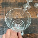 7 Libbey Rock Sharpe Cordial Brandy Glasses Dixie 
