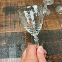 7 Libbey Rock Sharpe Cordial Brandy Glasses Dixie 