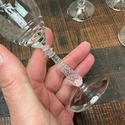 7 Libbey Rock Sharpe Cordial Brandy Glasses Dixie 