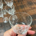 7 Libbey Rock Sharpe Cordial Brandy Glasses Dixie 