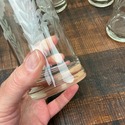 6 Vintage Etched Ice Tea Water Glasses Cornflower 