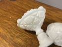 Westmoreland Milk Glass Candlestick Holders Pair W