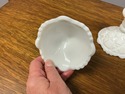 Westmoreland Milk Glass Candlestick Holders Pair W