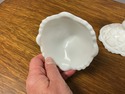 Westmoreland Milk Glass Candlestick Holders Pair W