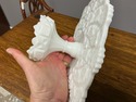 Westmoreland Cake Stand White Milk Glass Old Quilt