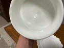 Westmoreland Covered Butter Dish w Lid Round White