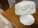 Westmoreland Covered Butter Dish w Lid Round White