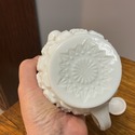 Large Sugar Creamer Spoon Set Westmoreland Quilted