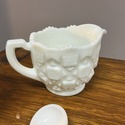 Large Sugar Creamer Spoon Set Westmoreland Quilted