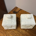 2 Westmoreland Square Boxes w Lids Trinket Vanity 