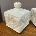 2 Westmoreland Square Boxes w Lids Trinket Vanity 