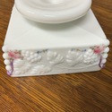 Westmoreland Milk Glass Candy Dish Lidded Paneled 