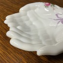 Westmoreland Milk Glass Jewelry Trinket Dish Open 