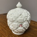 Westmoreland Milk Glass Covered Jar Candy Dish Sto
