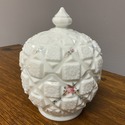 Westmoreland Milk Glass Covered Jar Candy Dish Sto