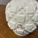 Westmoreland Milk Glass Covered Jar Candy Dish Sto