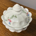 Westmoreland Candy Dish Round Roses & Bows Thumbpr