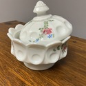 Westmoreland Candy Dish Round Roses & Bows Thumbpr