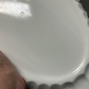 Milk Glass Vanity Set Roses and Bows Westmoreland 