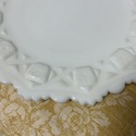 4 Westmoreland Old Quilt Plates Milk Glass White 8