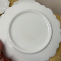 4 Westmoreland Old Quilt Plates Milk Glass White 8