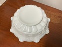Milk Glass Large Bowl Westmoreland Paneled Grape 9