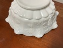 Milk Glass Large Bowl Westmoreland Paneled Grape 9