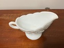 Westmoreland Gravy Boat White Milk Glass Paneled G