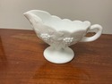 Westmoreland Gravy Boat White Milk Glass Paneled G