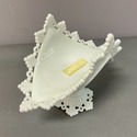 Westmoreland Banana Stand Milk Glass White Fleur D