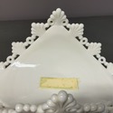 Westmoreland Banana Stand Milk Glass White Fleur D
