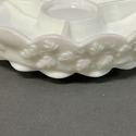 Westmoreland Milk Glass Divided Serving Bowl Dish 