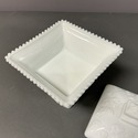 Westmoreland Lidded Compote Candy Dish Pedestal Wh