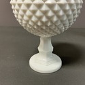 Diamond Point Covered Compote Westmoreland Rare 11