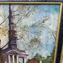 Oil Painting Church Charleston South Caroline St P