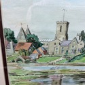 Richard John Lunt Roberts Print English Village La
