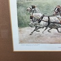 Horse Carriage English Hunt Scene Print Tom Pinch 