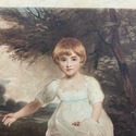 Miss Cholmondeley Engraving Print Hand Colored You