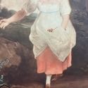 Miss Cholmondeley Engraving Print Hand Colored You