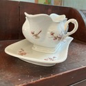 Antique French Gravy Boat Sauce Boat Old Paris Whi
