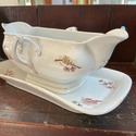 Antique French Gravy Boat Sauce Boat Old Paris Whi