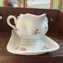 Antique French Gravy Boat Sauce Boat Old Paris Whi