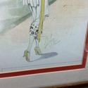 3 Vintage Fashion Prints Framed Paris Vichy France