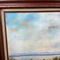 Oil Painting European Landscape Austrian Helmet Hu