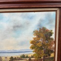 Oil Painting European Landscape Austrian Helmet Hu