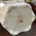 Antique Brown White Teapot Staffordshire Transferw