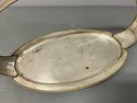 Vintage Silverplate Oval Serving Tray High Arch Ha