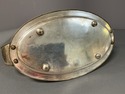 Vintage Silverplate Oval Serving Tray High Arch Ha