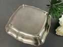 Ikora German Silverplate Square Footed Tray Scallo